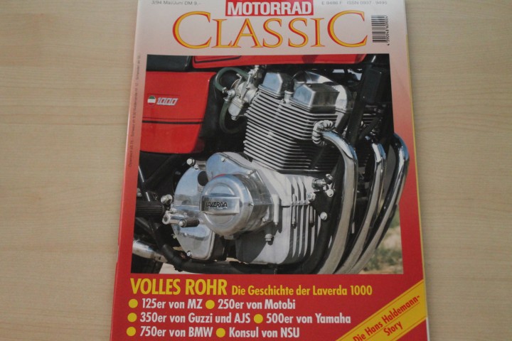 Deckblatt Motorrad Classic (03/1994)